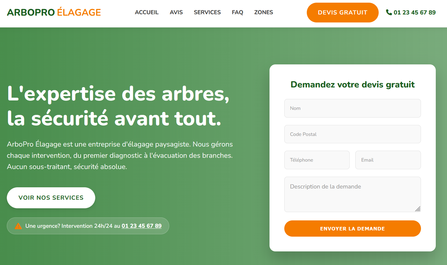 Site Élagage